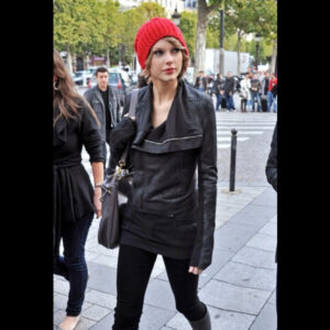 Taylor Swift Rick Owens Black Jacket 01