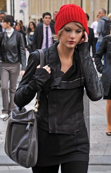 Taylor Swift Rick Owens Black Jacket 03