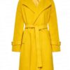 The Substance 2024 Elisabeth Sparkle Yellow Coat 04
