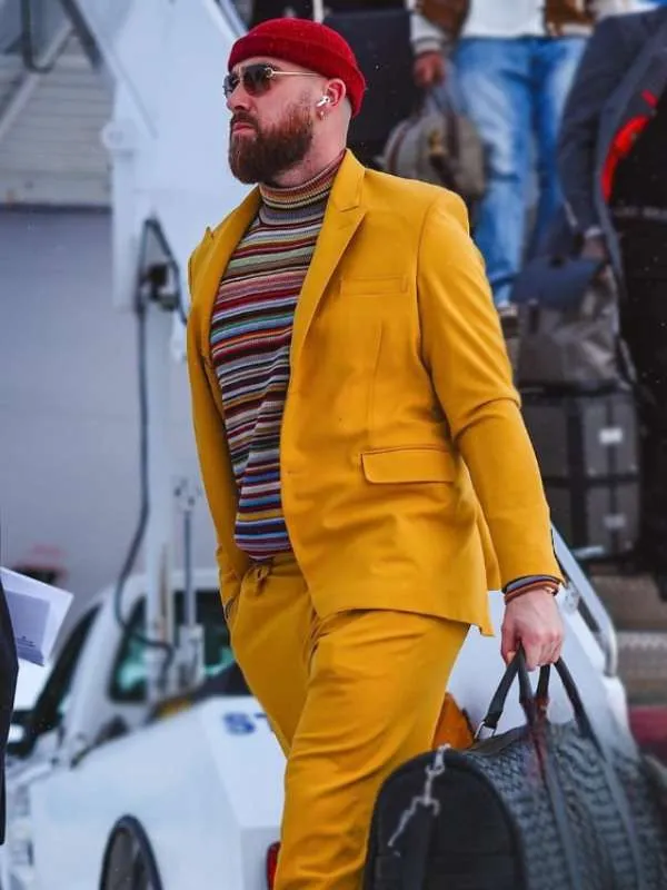 Travis Kelce Yellow Suit 02