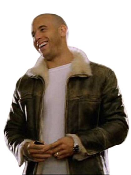 Vin Diesel Triple X Leather Fur Jacket 03