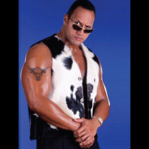 WWE Raw Dwayne Johnson Cow Vest 01
