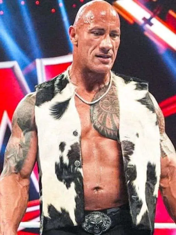 WWE Raw Dwayne Johnson Cow Vest 03