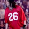 billie eilish red jersey 02