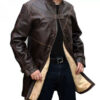Aiden Pearce Trench Leather Coat 01