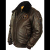 B-15 Heritage Spitfire Brown Flight Jacket 01 B-15 Heritage Spitfire Brown Flight Jacket 01
