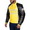 Biker Boyz Derek Luke Yellow Motorcycle Jacket 02
