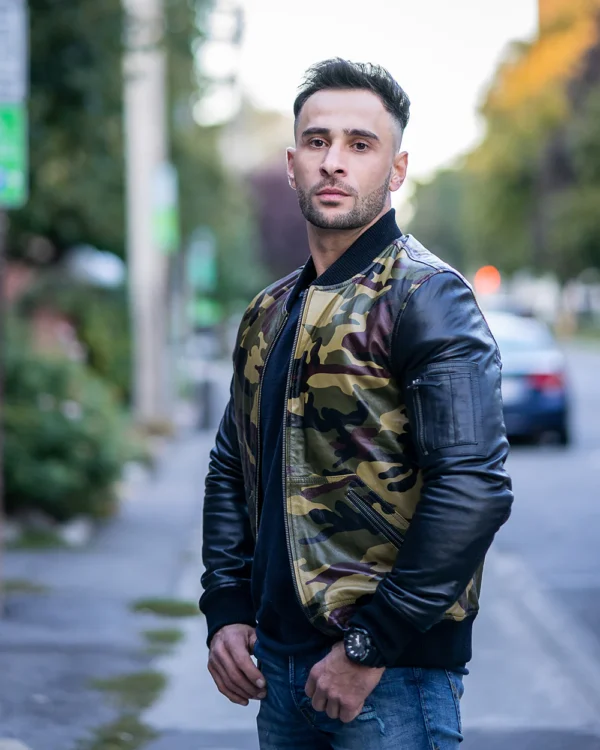 BomberCamouflageMilitaryprintleatherjacketwithBacksleeves 02
