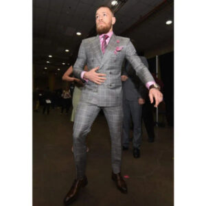 Conor McGregor Grey Suit 01