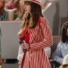 Emily in Paris Lily Collins Striped Suit 03