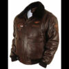 Genuine Wolf Fight Leather Biker Jacket​ 01
