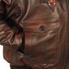 Genuine Wolf Fight Leather Biker Jacket​ 03