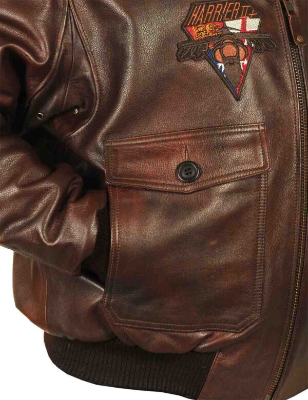 Genuine Wolf Fight Leather Biker Jacket​ 03