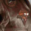 Genuine Wolf Fight Leather Biker Jacket​ 05