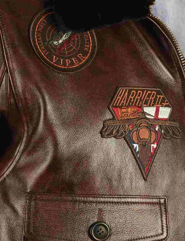 Genuine Wolf Fight Leather Biker Jacket​ 05