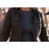 Halloween Kills Laurie Strode Brown Leather Jacket 03