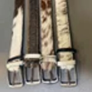 Handmade Tricolor Cowhide Leather Belt for Men 01