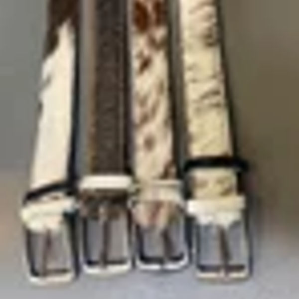 Handmade Tricolor Cowhide Leather Belt for Men 01