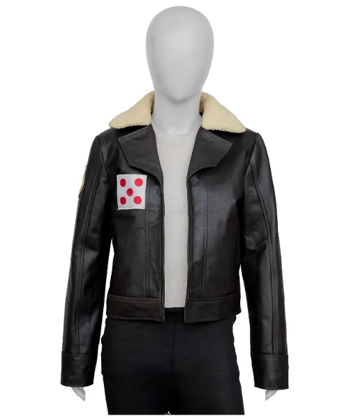 Hera Syndulla Brown Leather Jacket From Ahsoka 2023 03