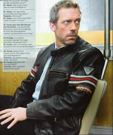 House M.D. Gregory House Motorcycle Jacket 07