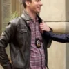 Black biker leather jacket 03
