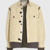 Jalen Hurts Beige Jacket 02