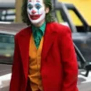 Joker Joaquin Phoenix Red Suit Cosplay Costume 01
