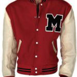 Kurt Hummel Red and Black Varsity Jacket from Glee 01