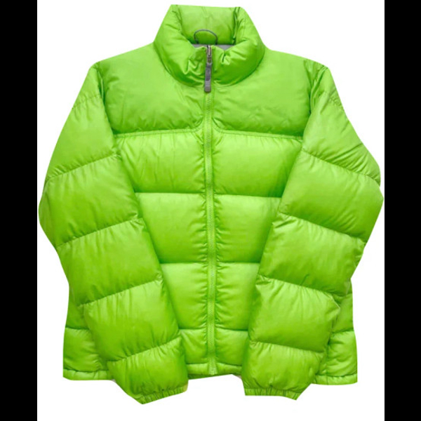 Lime Green Puffer Jacket 01