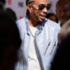 Ludacris iHeartRadio 2024 Blue Leather Jacket 03