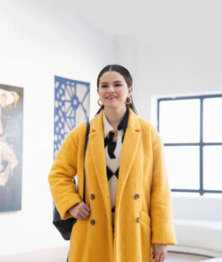 Mabel Mora Shearling Coat from Only Murders in the Building 04