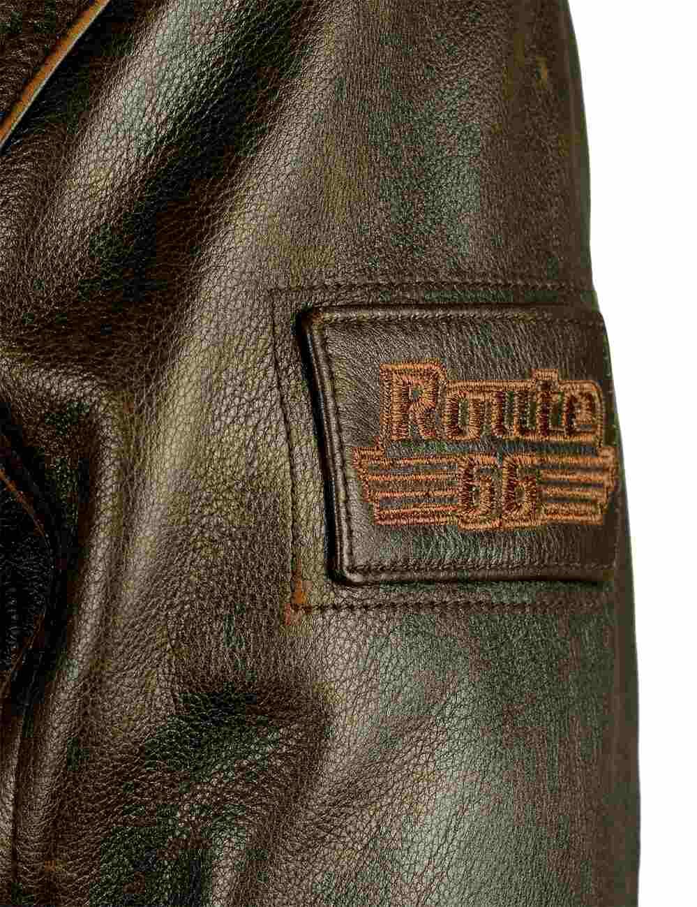 Men's Route 66 Leather Jacket For Men And Women 03