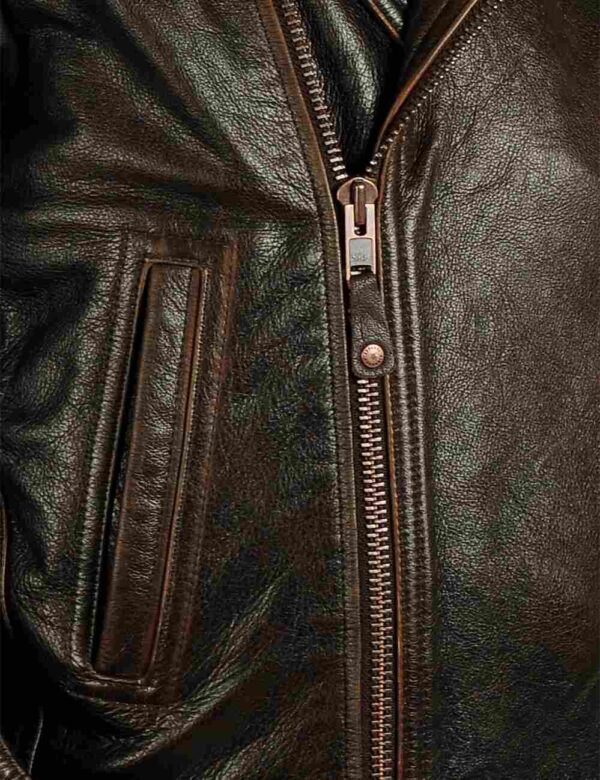 Men's Route 66 Leather Jacket For Men And Women 04