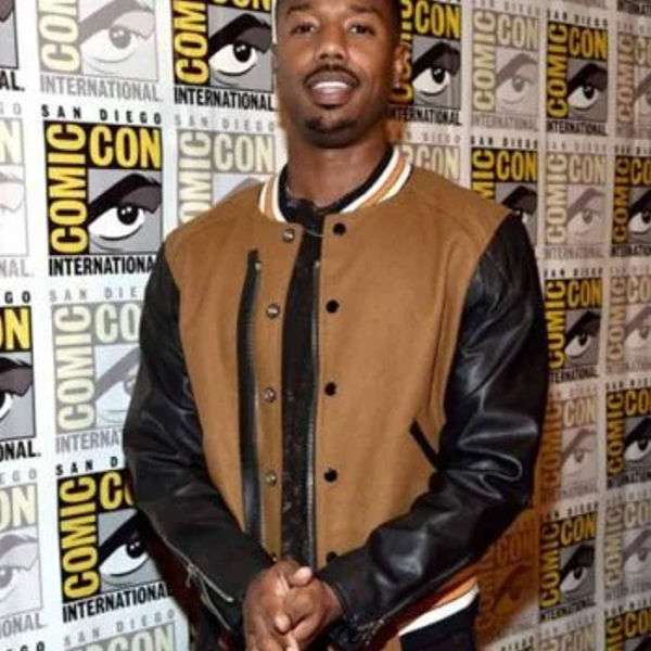 Michael B Jordan Comic Con Bomber Jacket 01