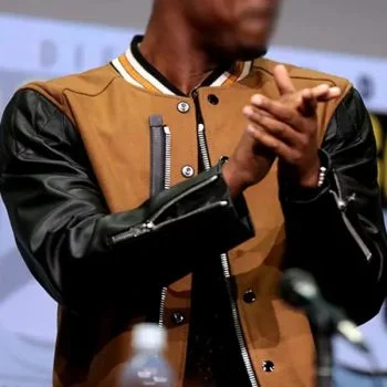 Michael B Jordan Comic Con Bomber Jacket 03