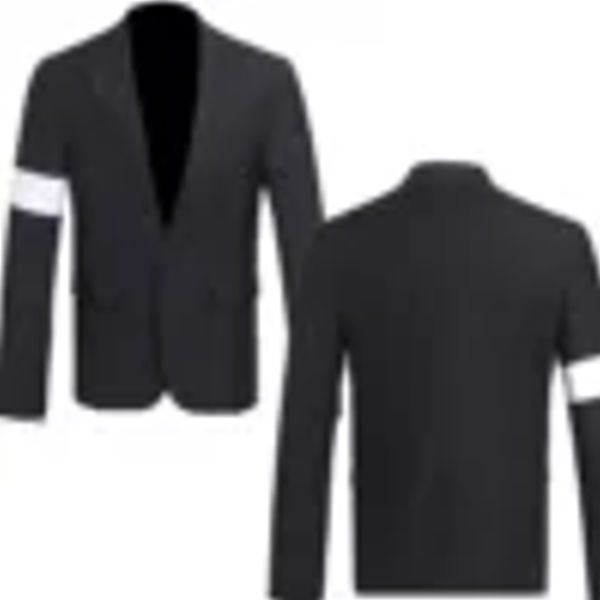 Michael Jackson Bad Tour Black Suit 01