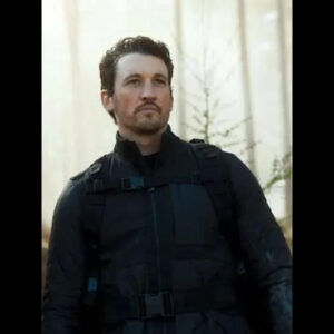 Miles Teller The Gorge Black Leather Jacket 01