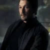 Miles Teller The Gorge Black Leather Jacket 03