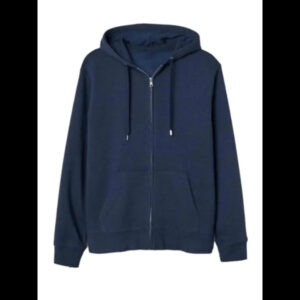 Navy Blue Zipper Hoodie 01