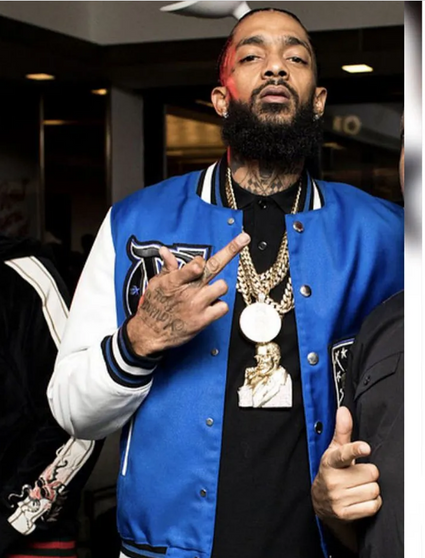 Nipsey Hussle Varsity Jacket 02