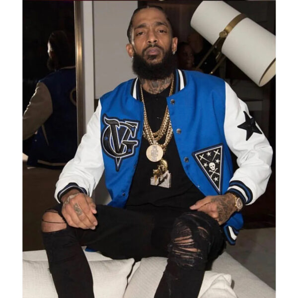 Nipsey Hussle Varsity Jacket 03