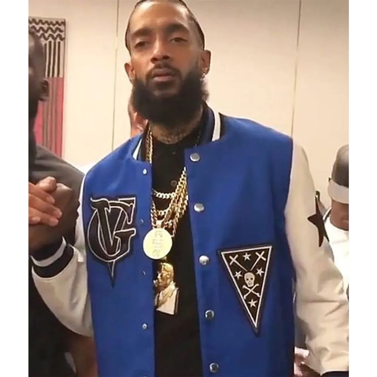 Nipsey Hussle Varsity Jacket 04