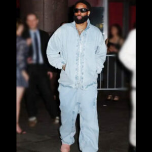 Odell Beckham Jr. Met Gala 2024 Denim Suit 01
