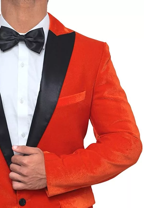 Orange Kingsman Tuxedo Dinner Jacket 02