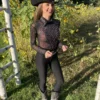 Rainbow Rhinestones Shirt - Western Show Shirt 02