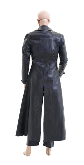 Resident Evil 5 Albert Wesker Black Leather Coat 02
