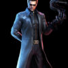 Resident Evil 5 Albert Wesker Black Leather Coat 03