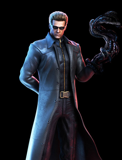Resident Evil 5 Albert Wesker Black Leather Coat 03