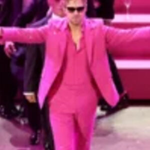 Ryan Gosling 2024 Oscars Pink Tuxedo Suit 01