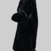 Selena Gomez Black Fur Coat from Only Murders in the Building 02